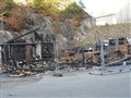 Froland nedbrendte brannstasjon 2013.jpg